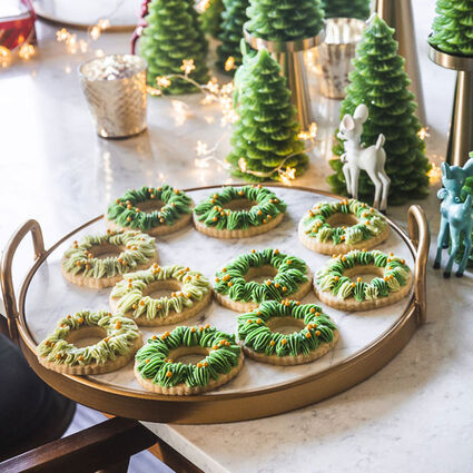 Christmas Wreath Cookies-Dessert-Recipes-Inspiration | World Market