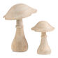 Light Mango Wood Mushroom Decor image number 1