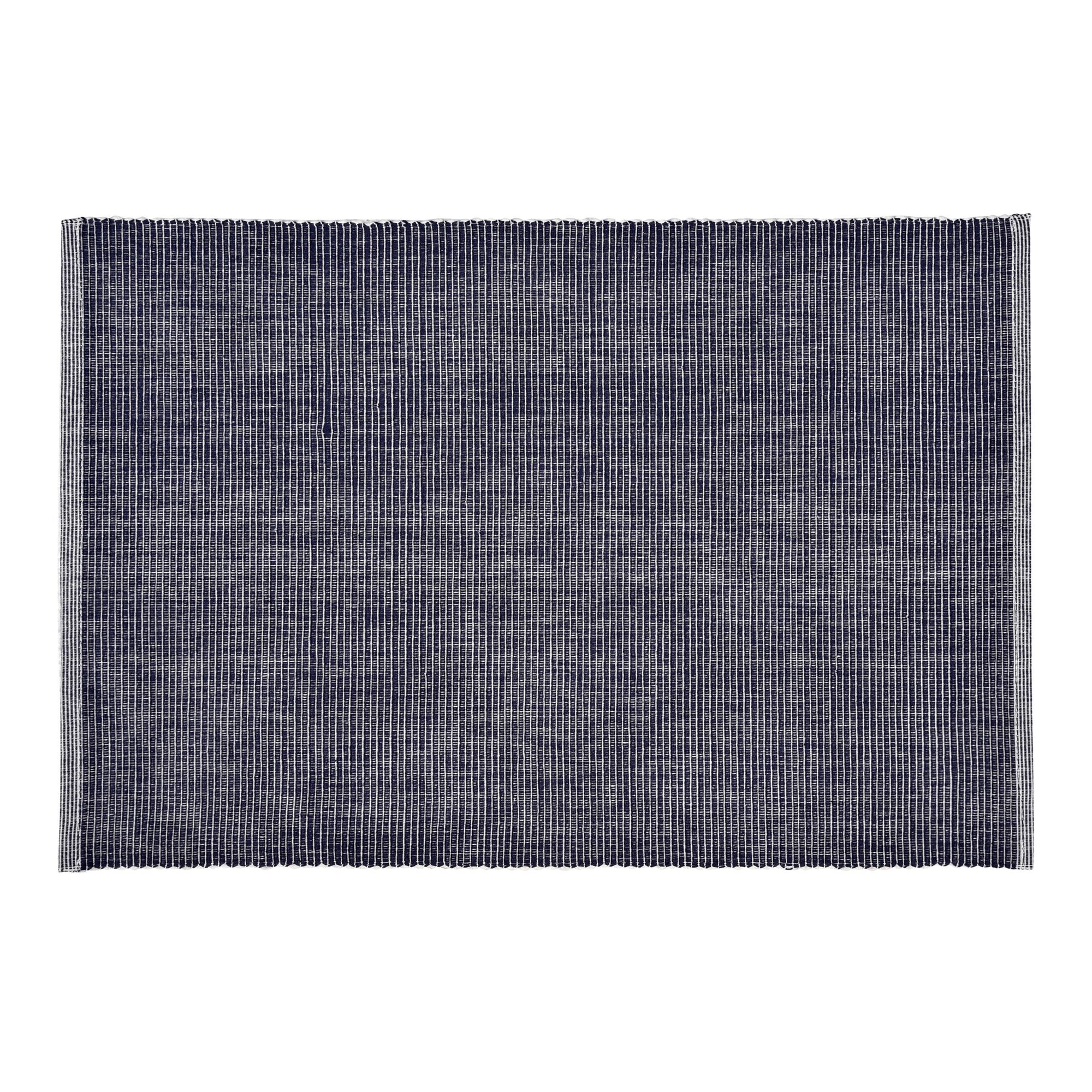 Distressed Blue Ribbed Placemats Set of 4 - World Market