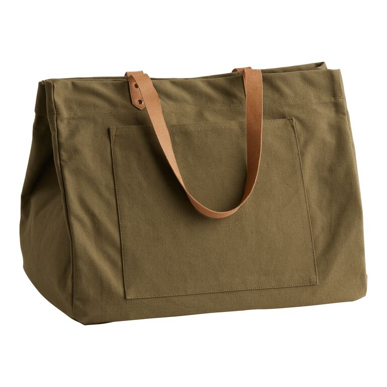 Organic Cotton Canvas Tote Bags with Bottom Gusset Grocery Shopping, Travel, DIY (Natural, 6)