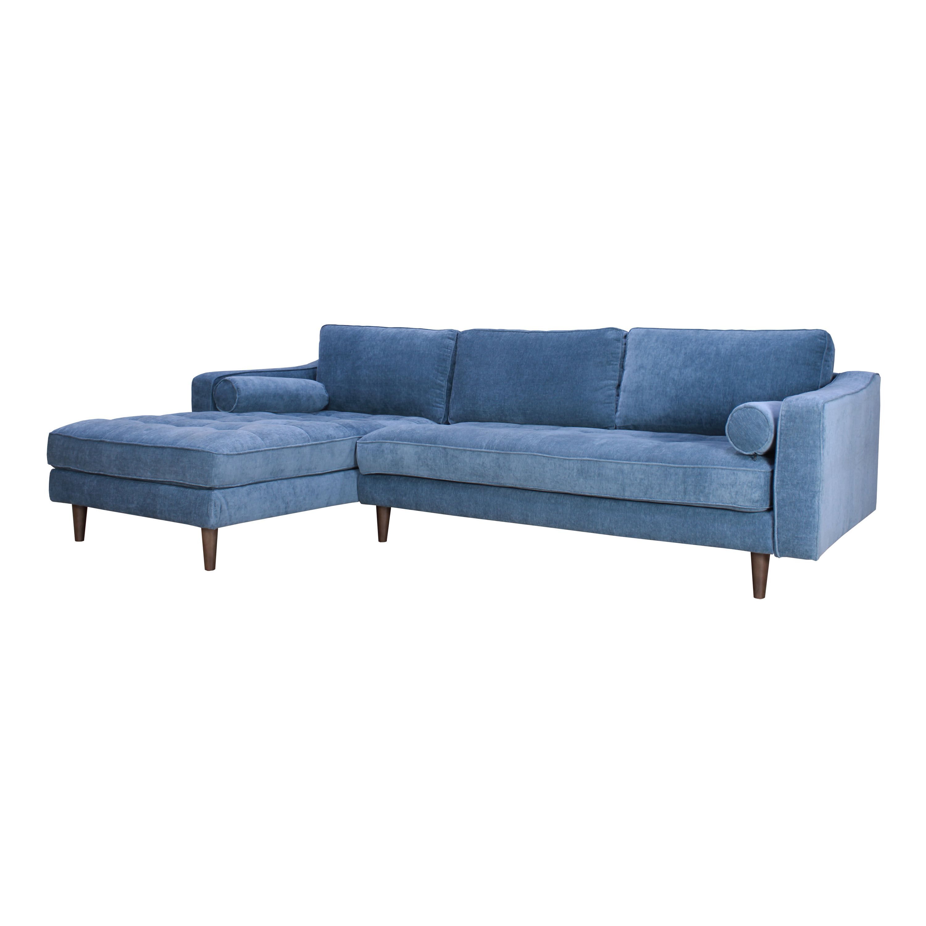 Denim deals sectional sofa