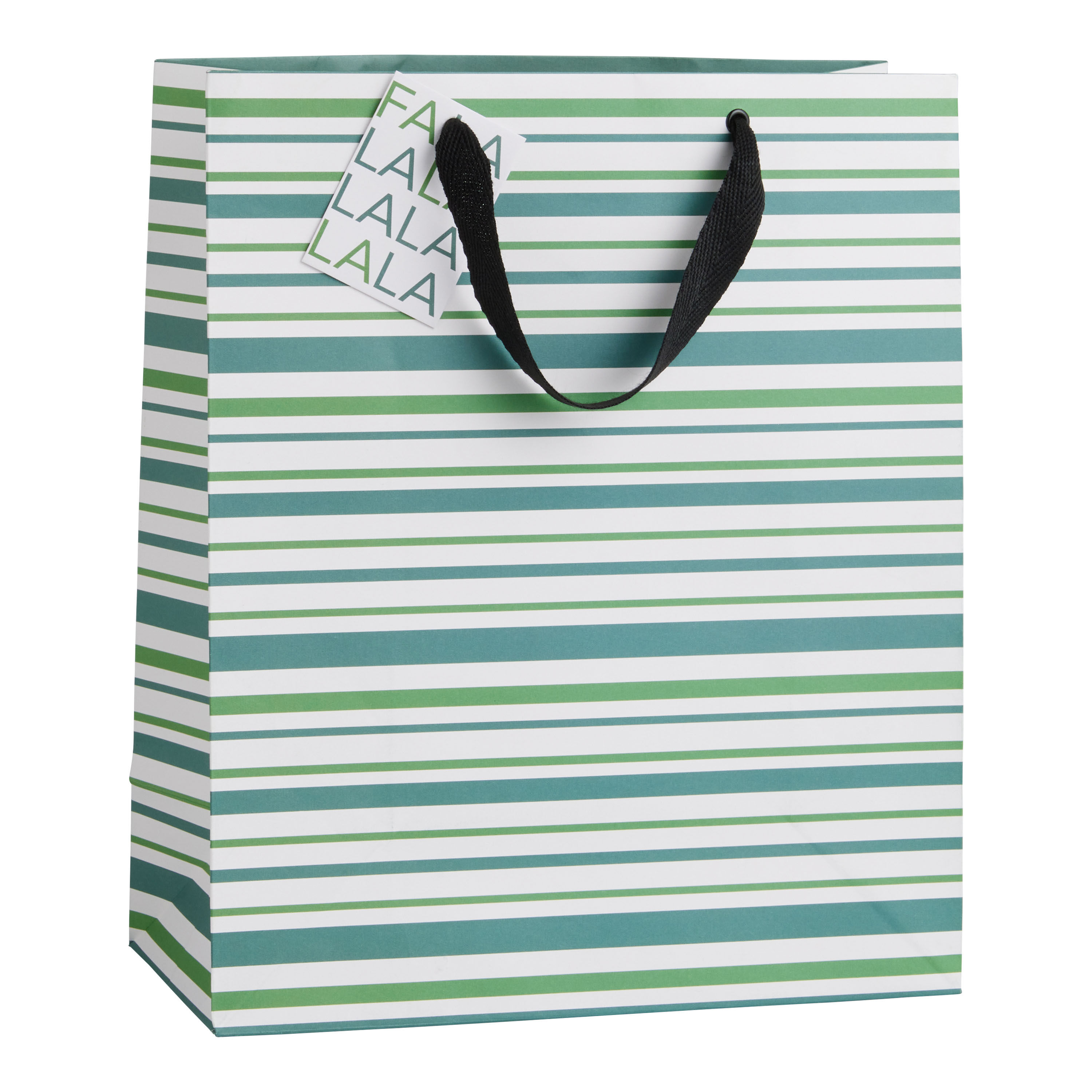 Blue and white striped deals gift bags