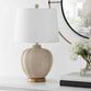 Marrla Cream and Rose Gold Table Lamp image number 1