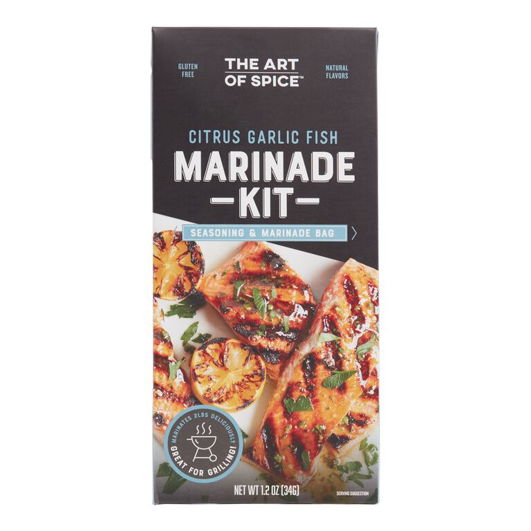 Art of Spice Citrus Garlic Fish Seasoning & Marinade Kit image number 1