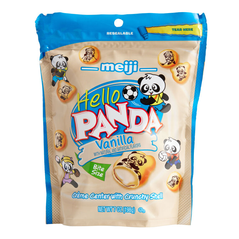 Meiji Hello Panda Vanilla Cookies Pouch image number 1