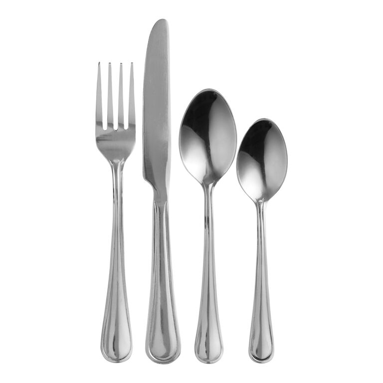 6 Pc Stainless Steel Dinner Spoons Tablespoons Flatware Silverware Soup  Utensils, 1 - City Market