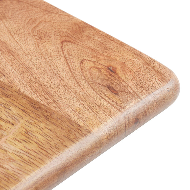 Small Wooden Cutting Board - Light beige/mango wood - Home All
