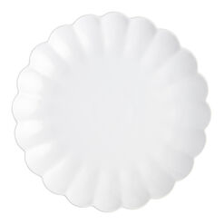 Scallop Rim Speckled Dinner Plate