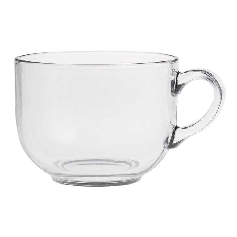 Morning Vibes Coffee Cup | Clear Glass mug