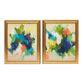 Colorful Abstracts Diptych Framed Wall Art 2 Piece image number 0