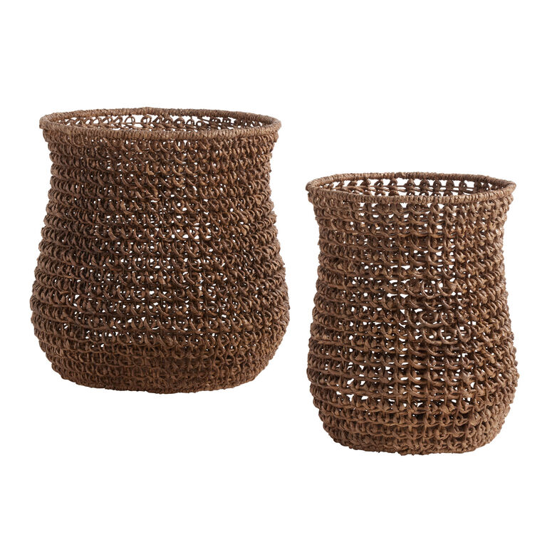 Adora Water Hyacinth and Rattan Basket Collection image number 4