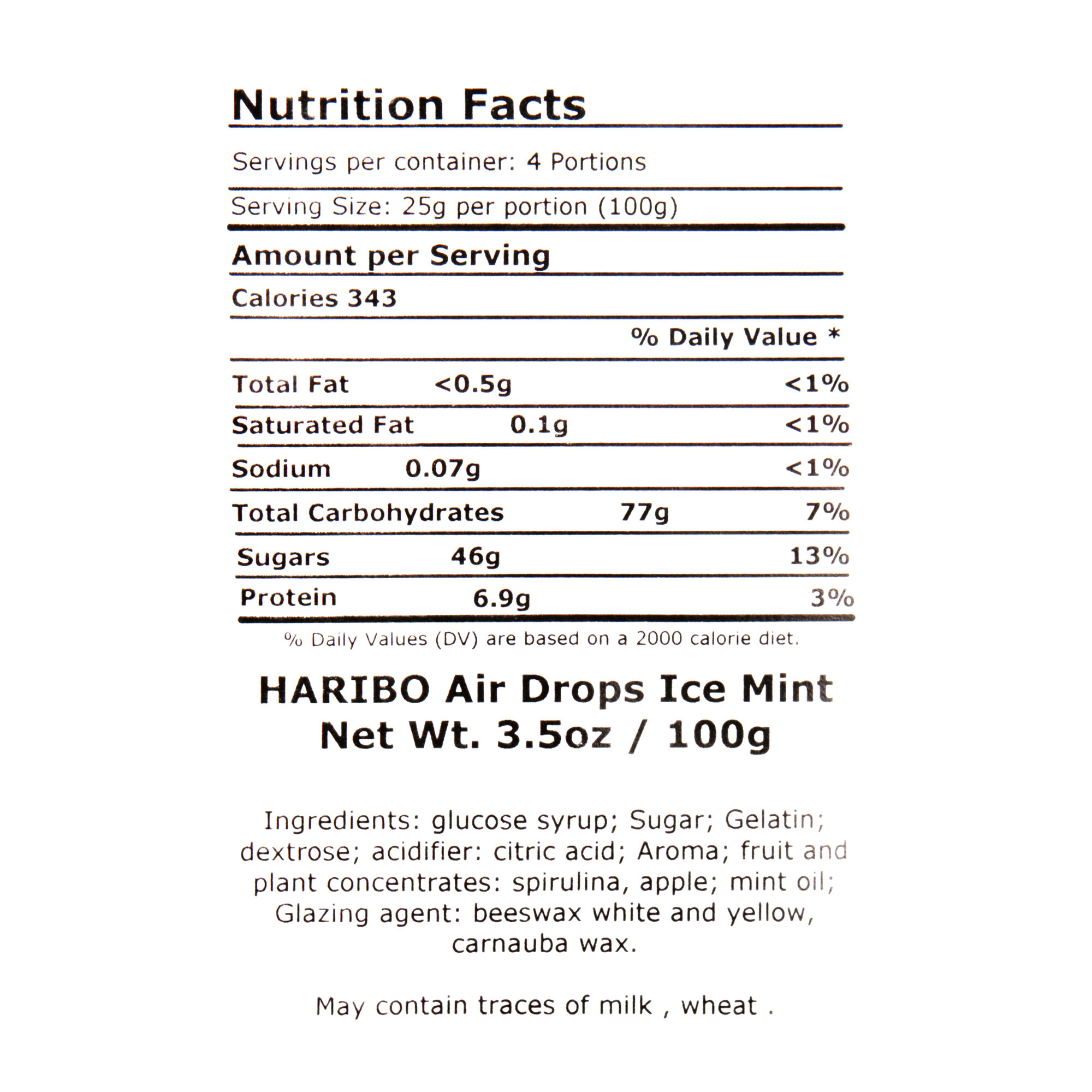 Haribo Ice Mint Air Drops Gummy Candy Set Of 2 - World Market