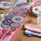 Red, White and Blue Fireworks Beaded Table Runner image number 1