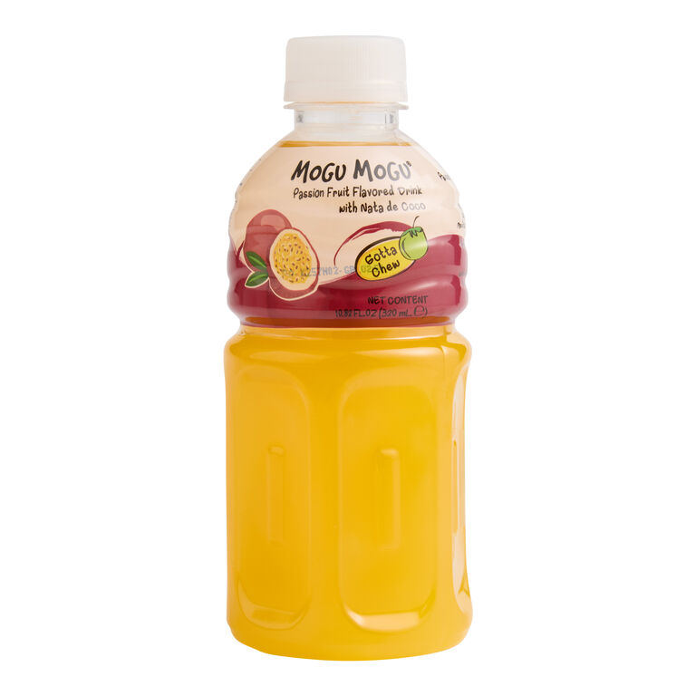 Mogu Mogu Passion Fruit Juice with Nata de Coco image number 1