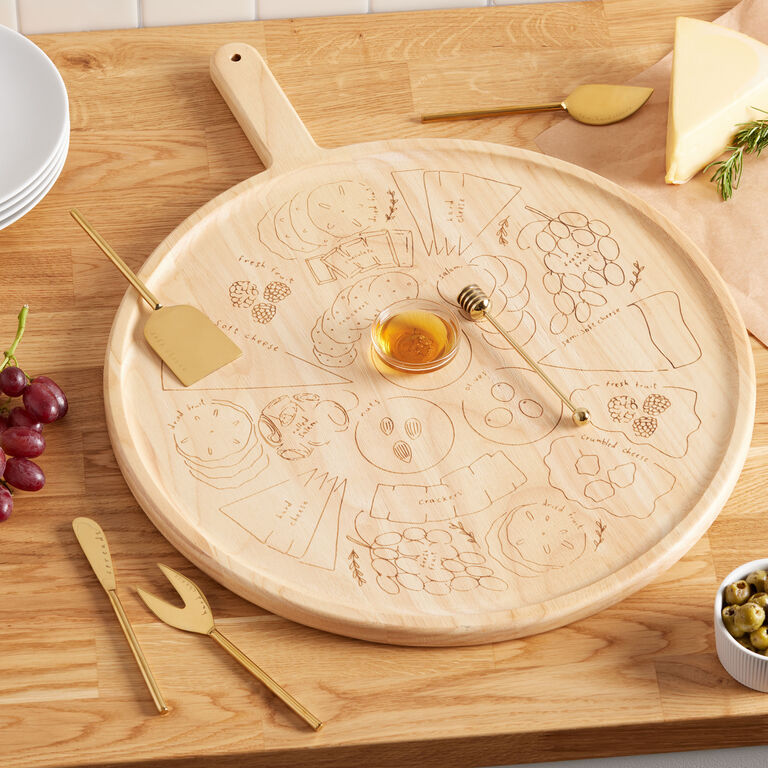 Board Cutting Chopping Kitchen Small Wooden Fruit Boards Wood Picnic  Vegetable Mat Platter Serving Cheese Mini