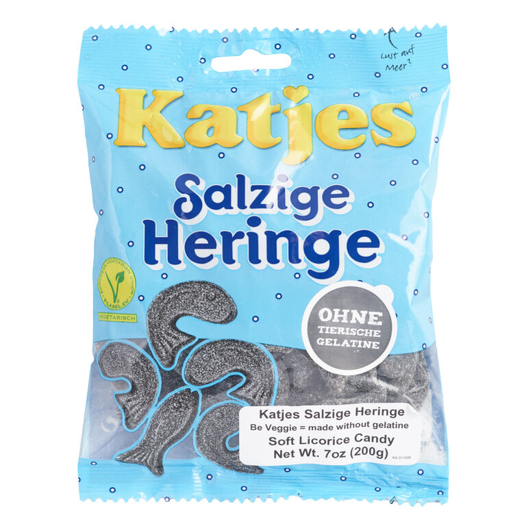 Katjes Salty Fish Licorice Set of 5 image number 1