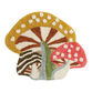 Multicolor Mushroom Shaped Bath Mat image number 0