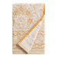 Leny Golden Yellow Floral Terry Cotton Hand Towel image number 0