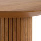 Russo Oval Fluted Wood Desk image number 2