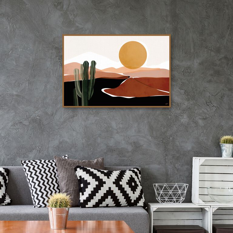 Desert Calm By Bria Nicole Framed Canvas Wall Art - World Market