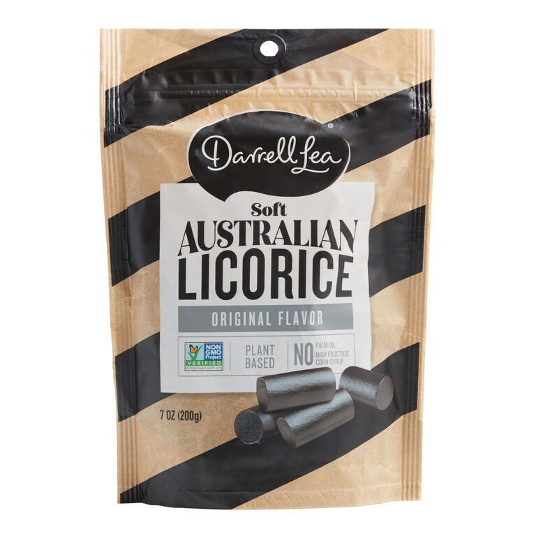 Darrell Lea Original Soft Black Australian Licorice Set of 4 image number 1