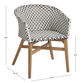 Calabria All Weather Wicker Outdoor Dining Chair image number 5