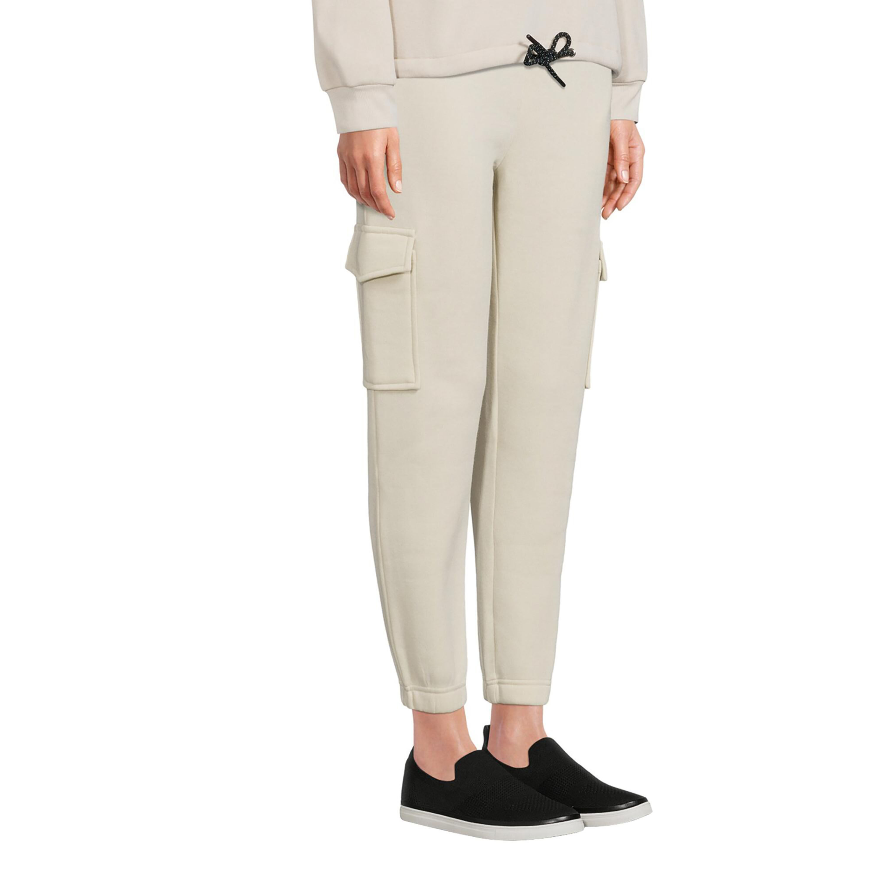 Cora Ivory Cargo Lounge Pant With Pockets - World Market