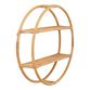 Round Natural Rattan Wall Shelf image number 2