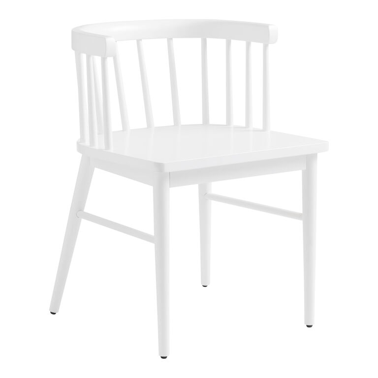 Maddsen Wood Curved Farmhouse Dining Chair Set of 2 image number 1