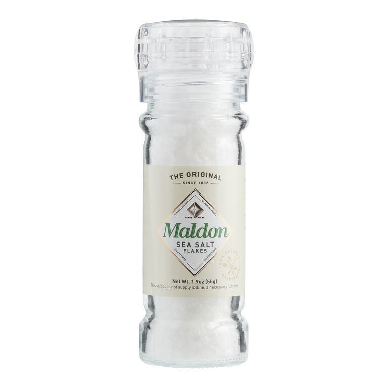 Organic Vanilla Salt with Grinder Top