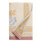 Cream Vintage Mirrored Birds Cotton Towel Collection image number 2