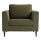 Camile Sage Green Velvet Upholstered Chair image number 2