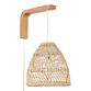 Bamboo Open Weave Bell Wall Sconce image number 0