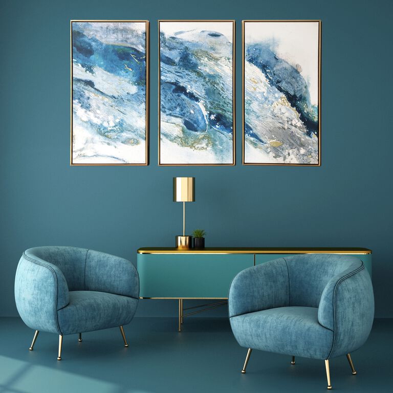 Cozy Flow Triptych Canvas Prints