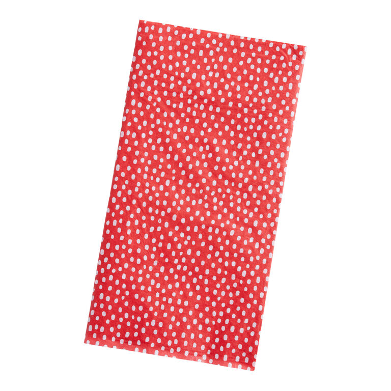 Red Dots Tissue Paper
