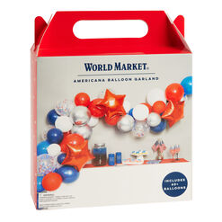 Red, White and Blue Americana Balloon Garland Kit