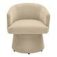 Bethwin Upcycled Velvet Upholstered Office Chair image number 1
