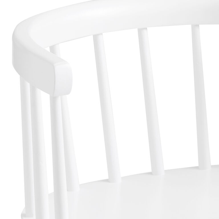 Maddsen Wood Curved Farmhouse Dining Chair Set of 2 image number 5