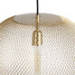 Gold Iron Wire Open Weave Globe Pendant Lamp image number 3