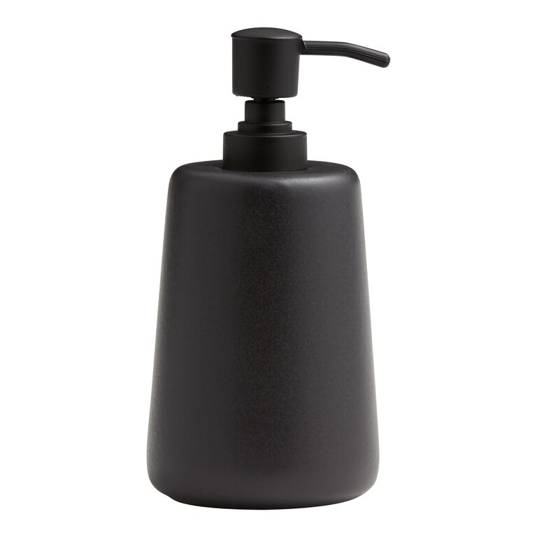 Soap Bottle Dispenser Ceramic Lotion or Dish Soap Pump Burnt