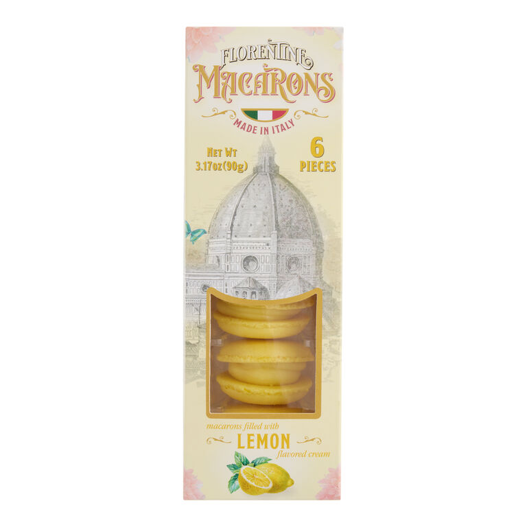 Borgo de' Medici Lemon Macarons 6 Pack image number 1