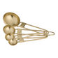 Gold Stainless Steel Nesting Measuring Spoons image number 0