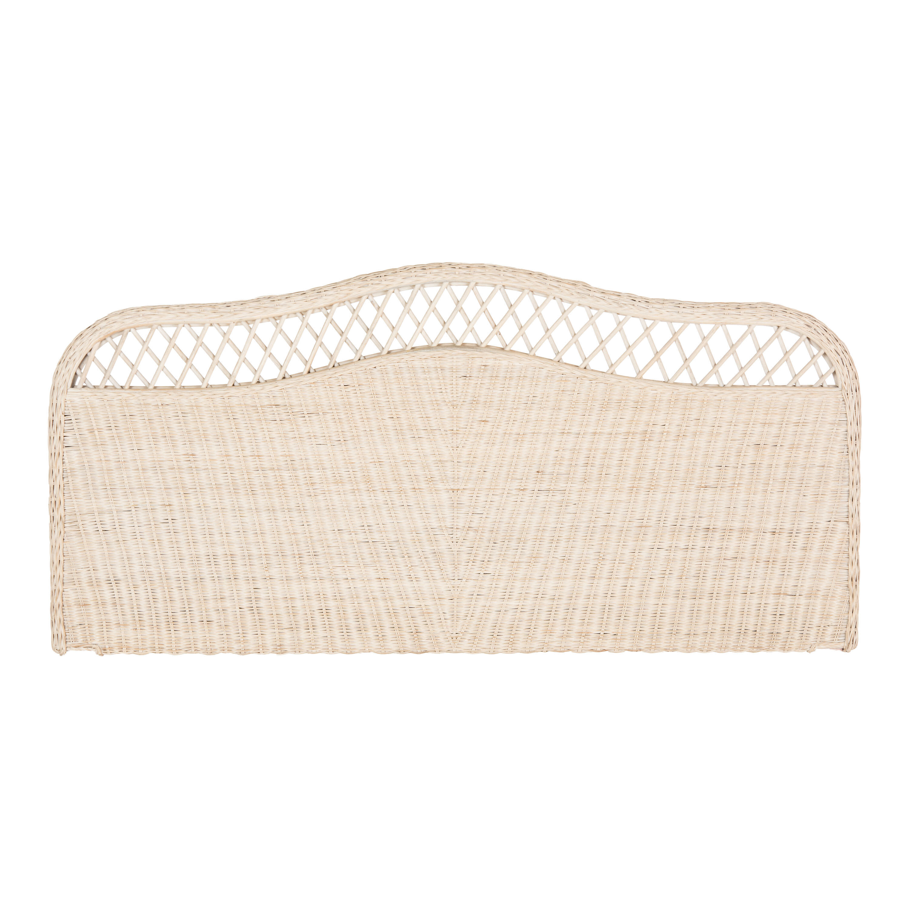 World market wicker deals headboard