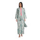 Evangeline Bouquet Blue Watercolor Pajama Collection image number 0