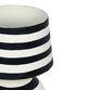 Arcade Black and White Horizontal Stripe Table Lamp image number 2
