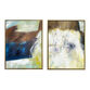 Harmony Abstract Diptych Framed Canvas Wall Art 2 Piece image number 0