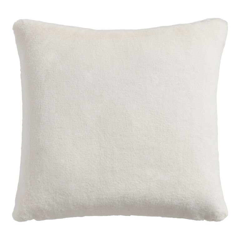 Fuzzy Plush Throw Pillow image number 1