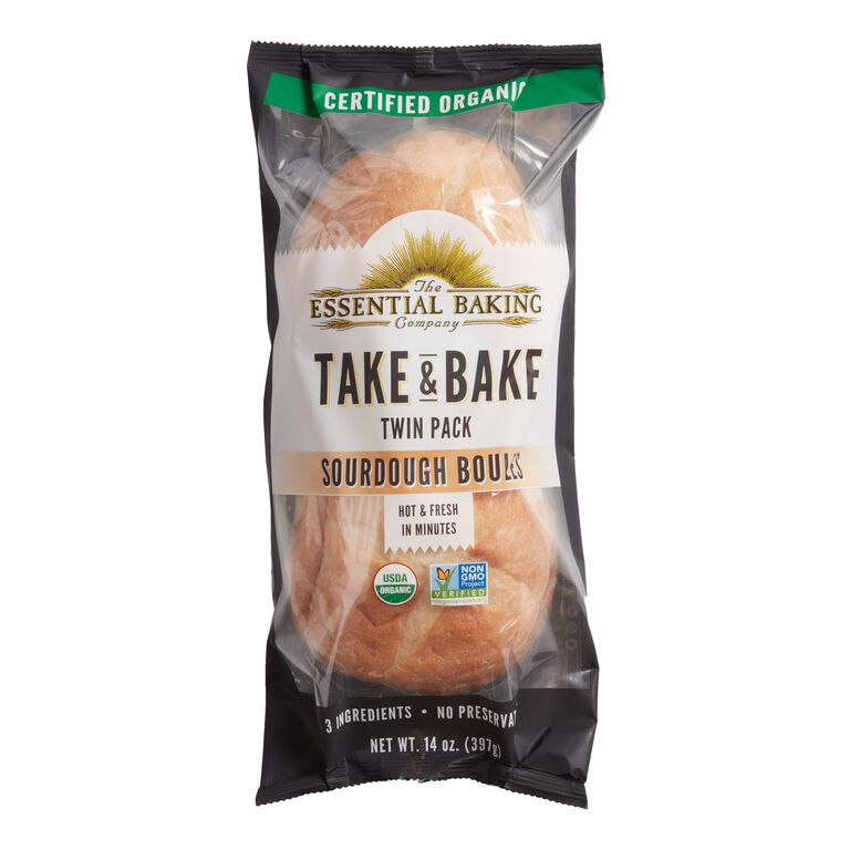 Essential Baking Take and Bake Sourdough Boules 2 Pack - World Market