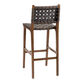Giovana Gray Faux Suede Strap Barstool image number 3