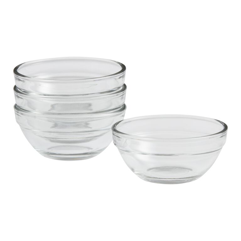 8 Oz Glass Bowls Set(6 Pack),Small Bowls for Kitchen,Dessert Bowls